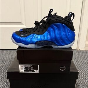 Nike Air Foamposite One Royal Blue Black NEW OG Box Size 8 FQ8181-511